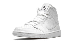 AIR JORDAN 1 MID "WHITE SNAKESKIN"